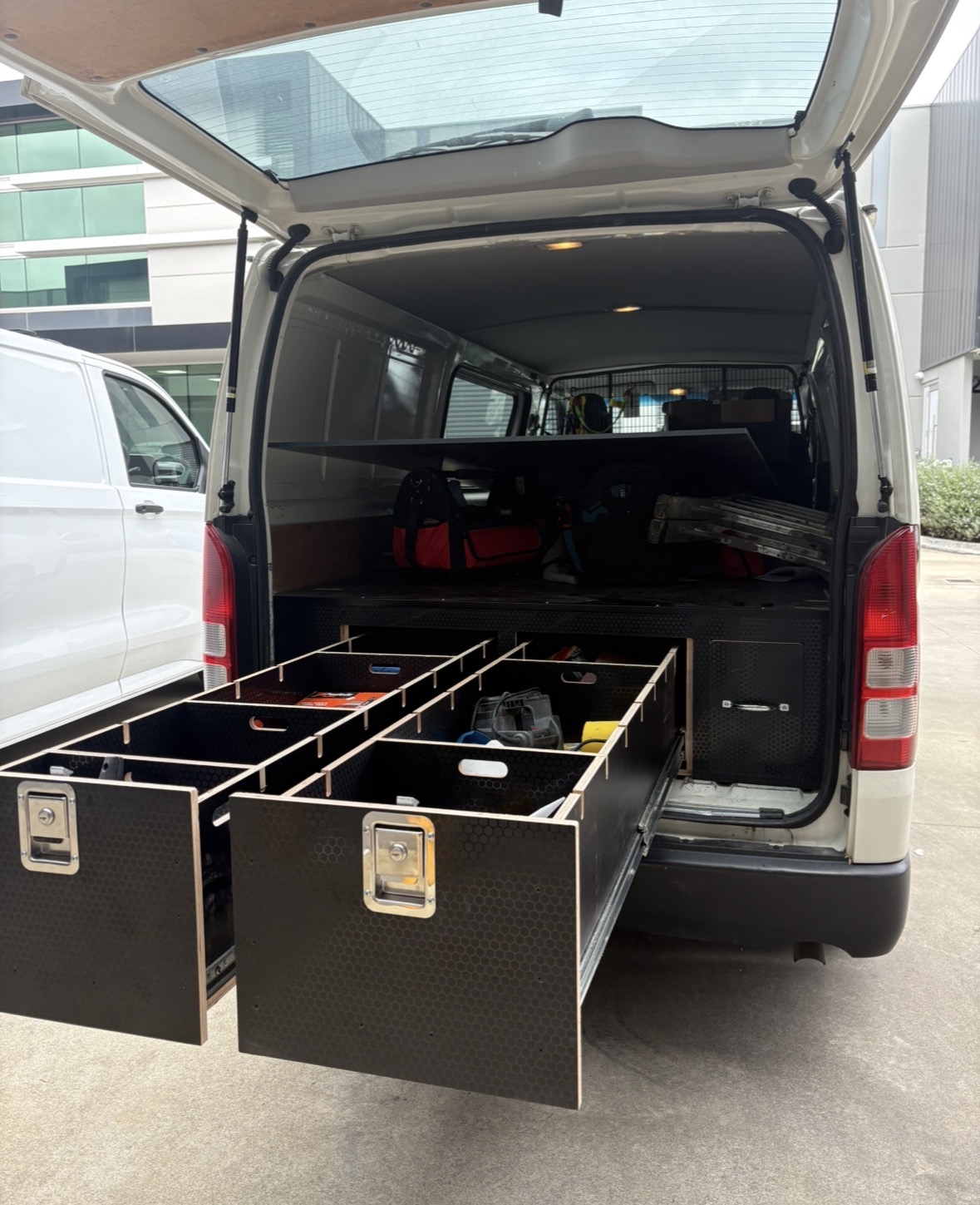 Melbourne tradie van setup